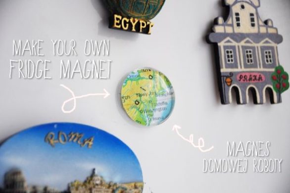 Zrób to sama: magnes na lodówkę