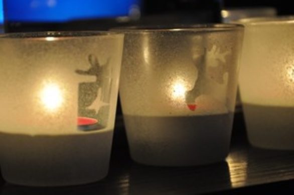 Zrób to sama: świąteczne świeczniki