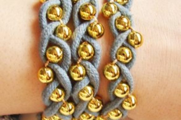 Zrób to sama: bransoletka z koralików i sznurka