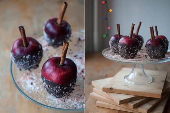 Zrób to sama: jabłka w czekoladzie