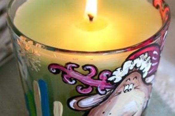 Zrób to sama: świąteczny lampion+świeca