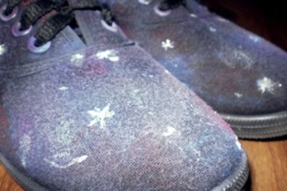 Zrób to sama: galaxy shoes