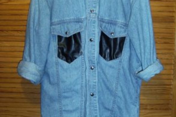 Zrób to sama: jeansowa koszula ze wstawkami (FOTO)