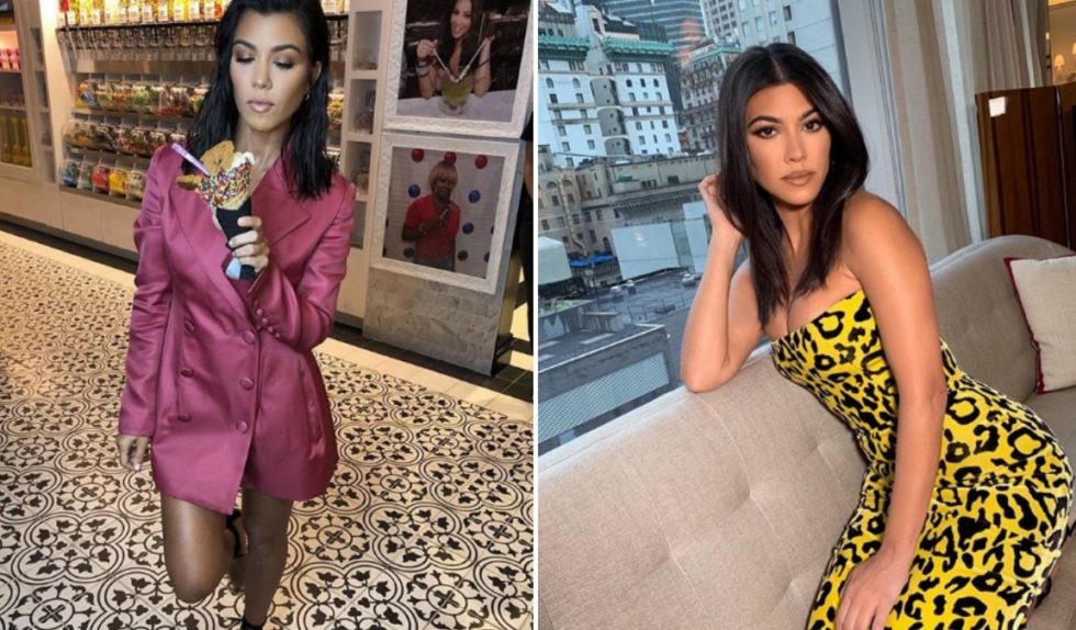Kourtney Kardashian zaliczyła wpadkę. Tego na zdjęciu chyba nie chciała pokazać