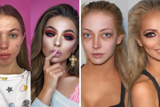 Te zdjęcia to doskonały przykład na to, jak wiele może zmienić dobry makijaż