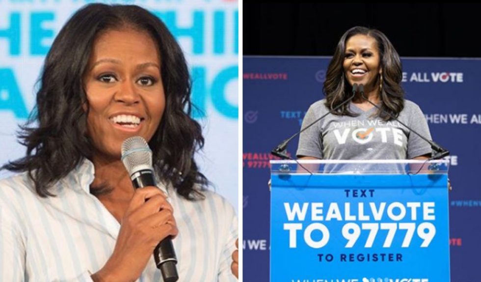 Michelle Obama przyłapana bez peruki. Tak wyglądają jej naturalne włosy