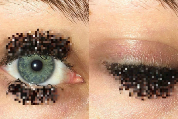 Blogerka zrobiła sobie trwałą… na rzęsach! Loki nad oczami mają być hitem lata