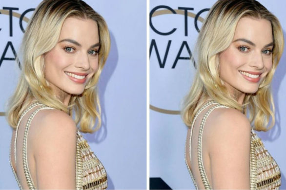 Robbie w retro makijażu –  przywróci na niego modę?