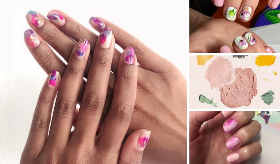 Akwarelowy manicure. Kolejny piękny trend w letnim zdobieniu paznokci Akwarelowy manicure. Kolejny piękny trend w letnim zdobieniu paznokci