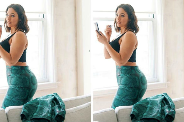 Ashley Graham pozuje bez makijażu! Odważna?