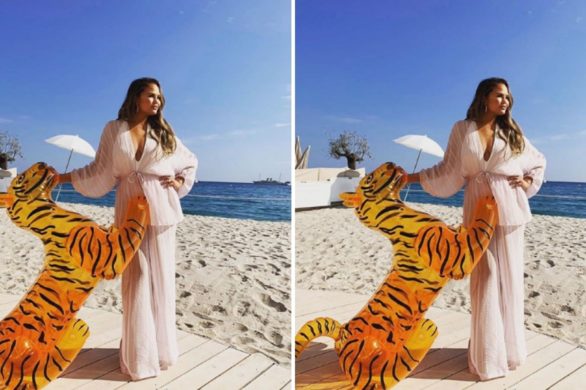 Chrissy Teigen znów szokuje. Pokazała się bez stanika