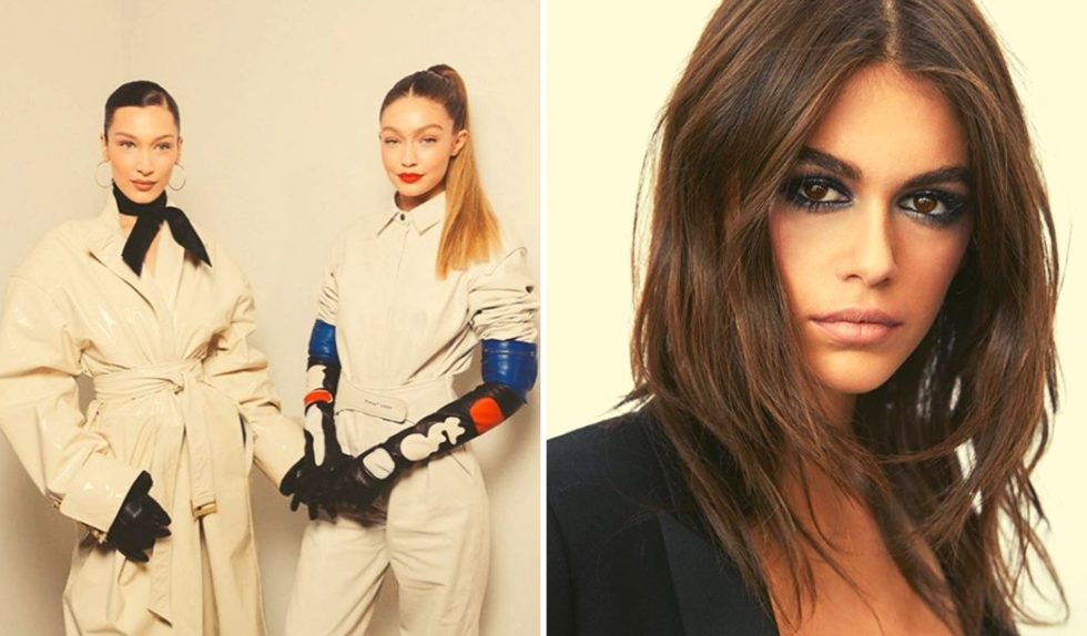 Bella i Gigi Hadid w towarzystwie Kai Gerber. Lansują kontrowersyjny trend w makijażu Bella i Gigi Hadid w towarzystwie Kai Gerber. Lansują kontrowersyjny trend w makijażu