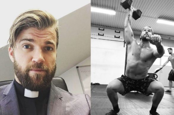 Wygląda jak bliźniak Chrisa Hemswortha, kocha crossfit i… jest księdzem. Zobacz, co ukrywa pod sutanną