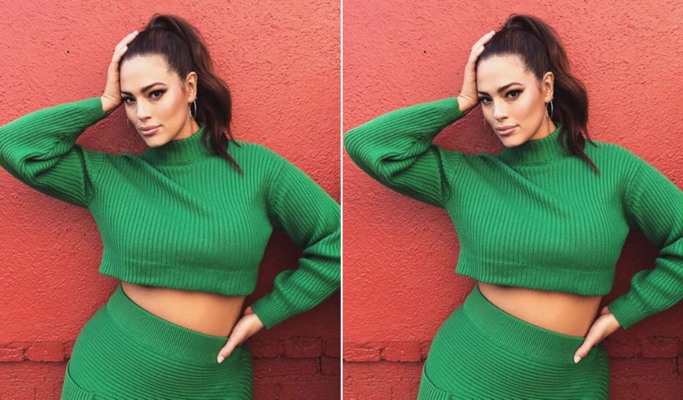 Ashley Graham kusi kobiecymi kształtami. Na Instagramie pokazała się zupełnie nago