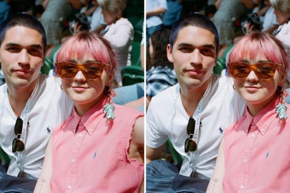 Gwiazda „Gry o tron” i jej chłopak na Paris Fashion Week. Pokazali się w dopasowanych makijażach