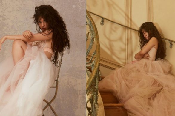 Camila Cabello w krótkich platynowych włosach. Wygląda jak ikona stylu