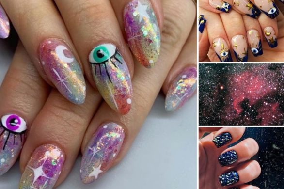 Magnetic Galaxy Nails. Kosmiczna stylizacja paznokci na początek roku