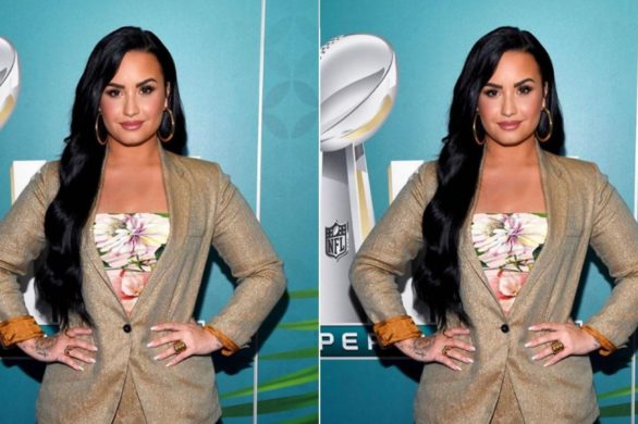 Asymetryczny lob Demi Lovato. Fryzura, która wyznacza wiosenne trendy