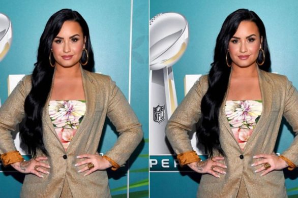 Szklane paznokcie Demi Lovato. Francuski mani wkracza na nowy poziom