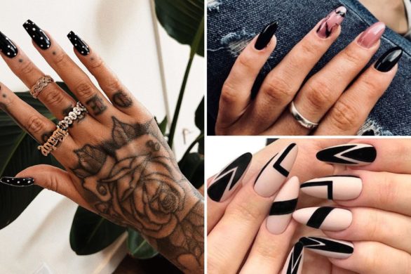 Jak nosić czarne paznokcie? Mamy mnóstwo zmysłowych inspiracji
