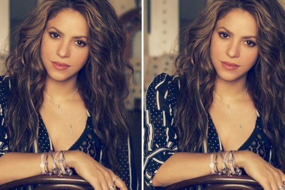 Shakira na kwarantannie odpoczywa od makijażu. Pozuje do zdjęcia w obiektywie synka