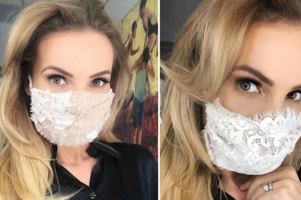 Izabela Janachowska zaprojektowała ślubne maseczki do twarzy. W komentarzach rozpętała się prawdziwa burza