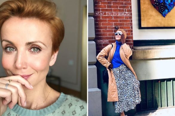 Katarzyna Zielińska ma prosty patent na „przejściową” fryzurę. Idealna dla wszystkich, którzy chcą zapuścić włosy