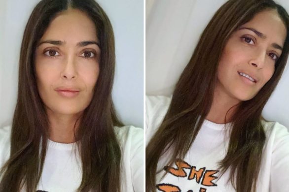 Salma Hayek przeszła spektakularną metamorfozę. Zakryła siwe pasma najmodniejszym odcieniem lata!