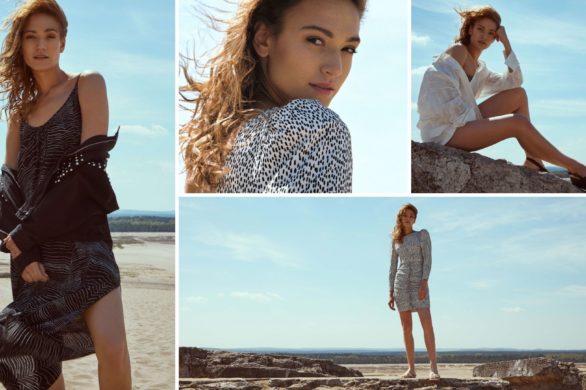 Spokojne odcienie bieli, beże, błękity. Ubrania w stylu boho na spacer po plaży