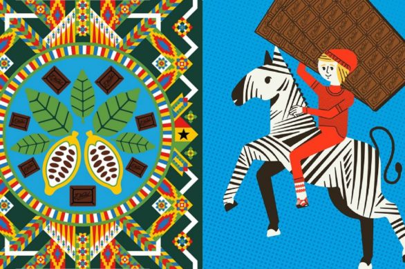 Znany polski ilustrator tworzy plakaty w szczytnym celu. Piękna inicjatywa marki E.Wedel, Omenaa Foundation i Empiku