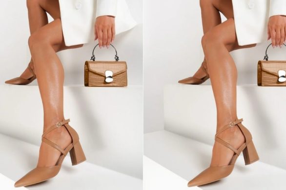 Karmelowe czółenka wydłużające nogi. To prawdziwa perełka wśród wyprzedaży