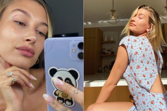 Wypryski od maseczki. Hailey Bieber zdradza, jak uchroniła się od problemu maskne