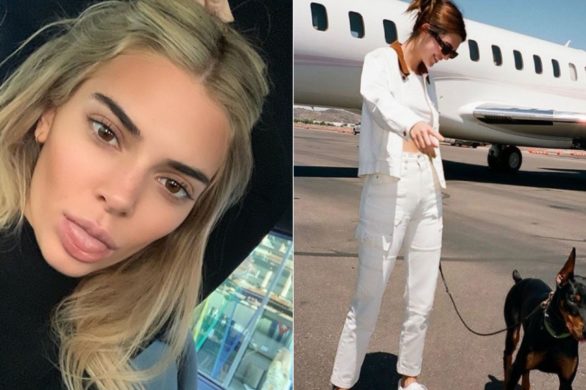 Piękna Kendall Jenner w imponująco długich włosach! Blond pasma wyglądają cudnie