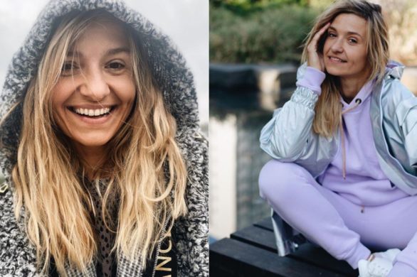 Joanna Koroniewska w najmodniejszym kolorze jesieni. Ta sukienka z sieciówki to HIT!
