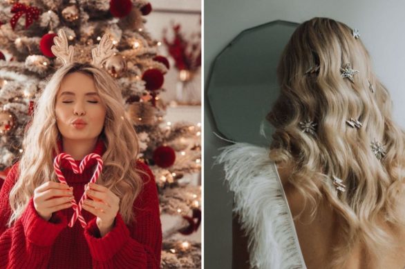 Nie masz pomysłu na świąteczną fryzurę? Tę wykonasz w 5 minut! Wygląda pięknie!