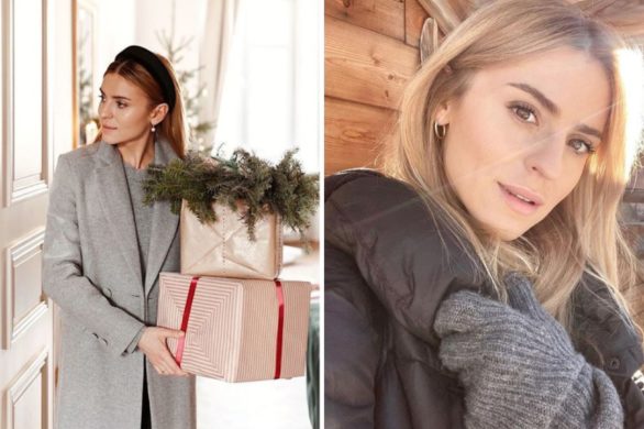 Kasia Tusk w pięknej mini spódnicy za 69 zł! Pasuje idealnie do ciepłego, luźnego sweterka