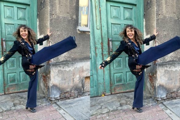 Edyta Herbuś w przepięknym płaszczu! Genialna stylizacja z użyciem najmodniejszych kolorów 2021 roku!