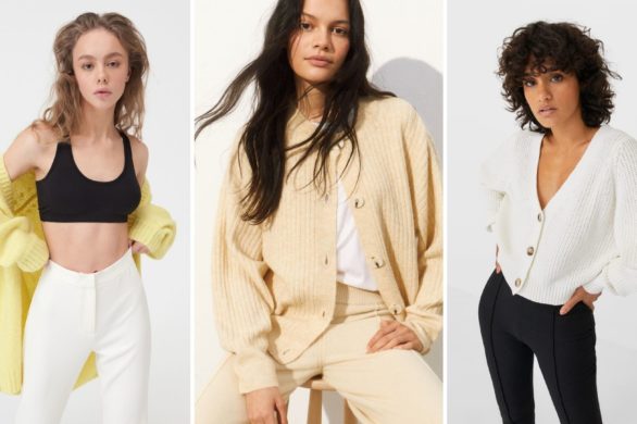 Kardigany i swetry: przegląd sieciówek H&M, Stradivarius, Medicine, Sinsay