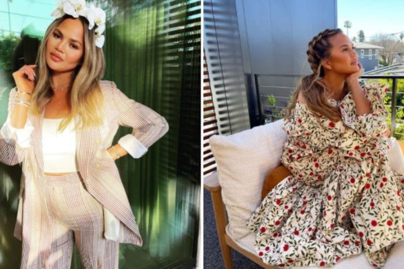 Chrissy Teigen przefarbowała włosy. Wybrała odcień gumy balonowej!