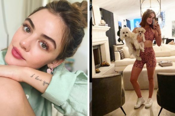 Lucy Hale w miodowo-cytrynowych włosach! Niesamowity odcień, który zdominuje wiosenno-letnie trendy w koloryzacji