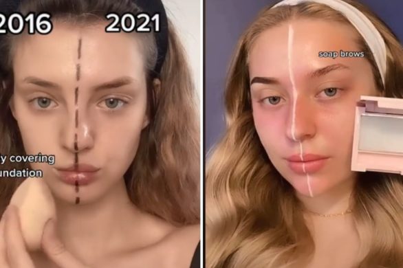 Fascynujący trend 2016 vs 2021. TikTok zdecydował, która era makijażu była lepsza