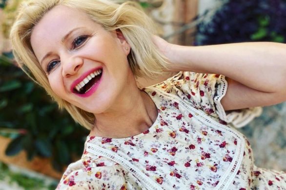 Małgorzata Kożuchowska w modnym garniturze. Ma świetną cenę!