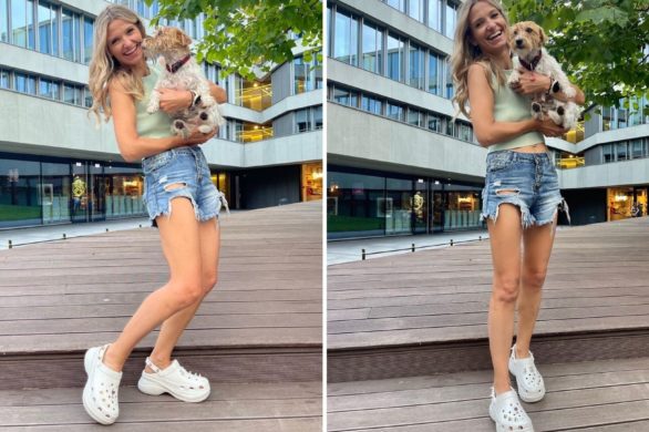Joanna Koroniewska w wakacyjnej stylizacji na niepogodę. Te buty przykuwają wzrok!