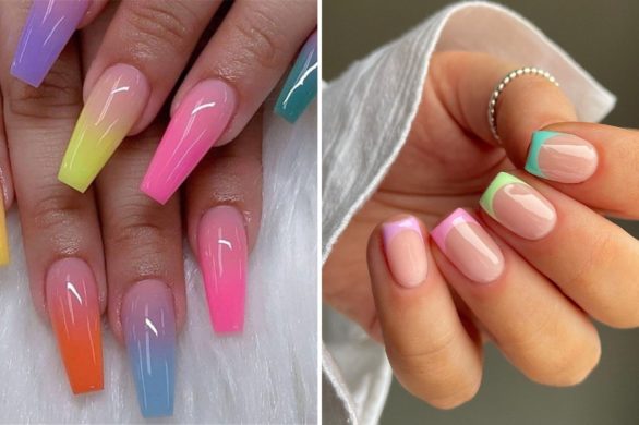 Rainbow nails – cudne zdobienie paznoki, które przedłuży klimat lata
