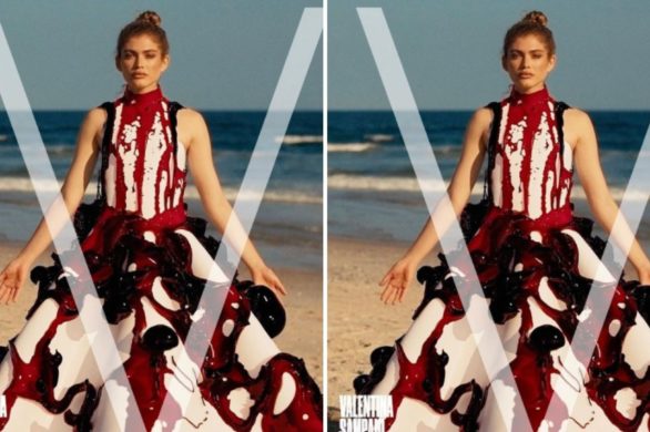 Nieistniejąca sukienka wystawiona na sprzedaż. Modelka Victoria’s Secret zebrała pieniądze na szczytny cel