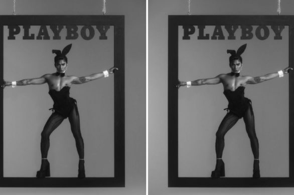 Takiego króliczka jeszcze nie było. Gej na okładce Playboya