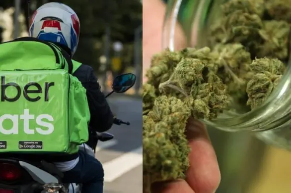 Nie tylko jedzenie. Marihuana w dostawie… Uber Eats