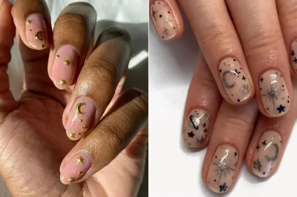 Celestial Nail Art jest na całym Instagramie — oto najpiękniejsze interpretacje tego trendu