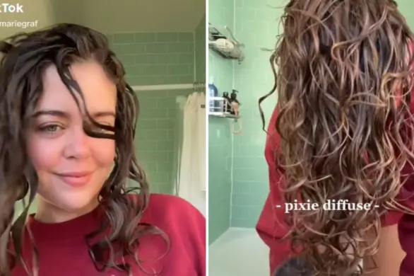 „Pixie Diffusing” najnowszy trend na Tik Toku dla kręconych włosów