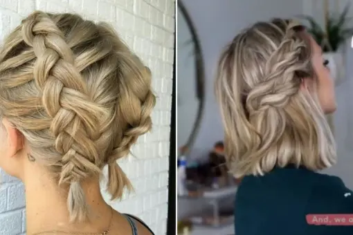 5 plecionych fryzur, które możesz zrobić na krótkich włosach